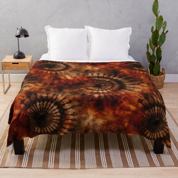 Item preview, Burnt Umber Mandalas Tie Dye designed and sold by pinkal.