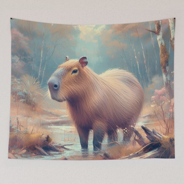 Item preview, Capybara Art #16 | Capybara Lovers designed and sold by ksgraphics222.