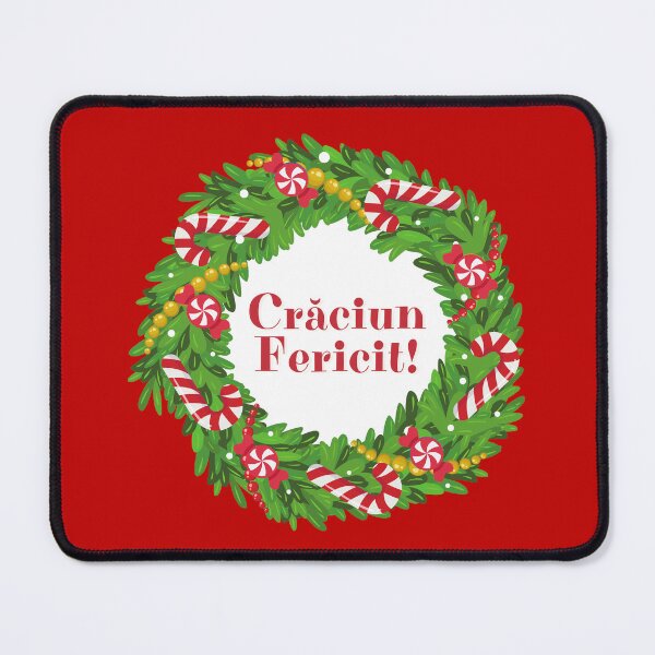 Item preview, WREATH: Crăciun fericit! (Merry Christmas!) - fun Romania Christmas signs designed and sold by DesignsFromTW-S.