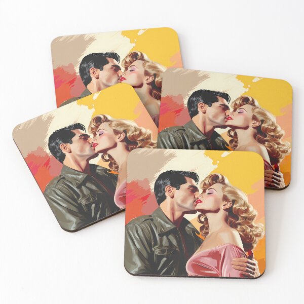Item preview, Amorous Whisper - Pop Art designed and sold by AwesomeAiArt.