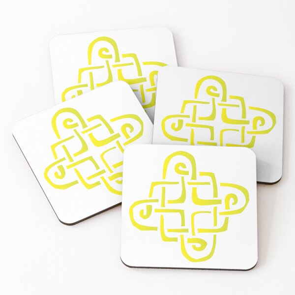 Artikelvorschau, Brigid's knot in yellow  entworfen und verkauft von mariahmcmo.