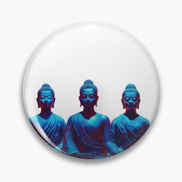 Item preview, Triad of Serenity | Three Buddha Statues designed and sold by FairX.