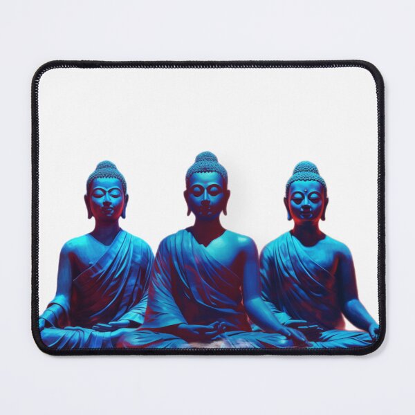 Item preview, Triad of Serenity | Three Buddha Statues designed and sold by FairX.