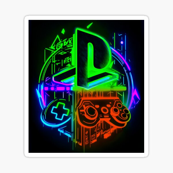 Artikel-Vorschau von Playstation Icon-Logo Neon RGB, designt und verkauft von Ritik11.