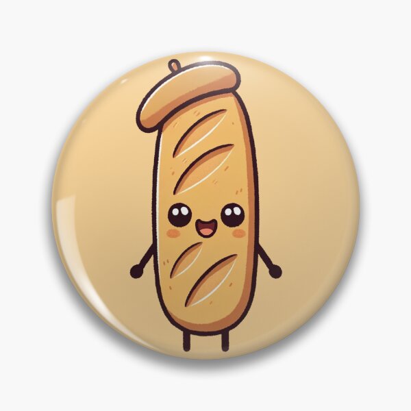 Item preview, Cute little baguette with a Beret designed and sold by CoquerelleStore.