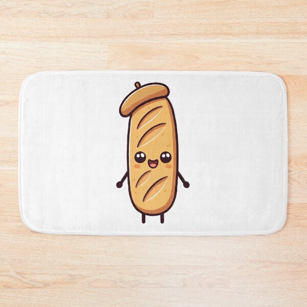 Item preview, Cute little baguette with a Beret designed and sold by CoquerelleStore.