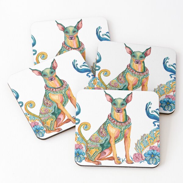Item preview, Mexican dog. Watercolor drawing designed and sold by uliklo.