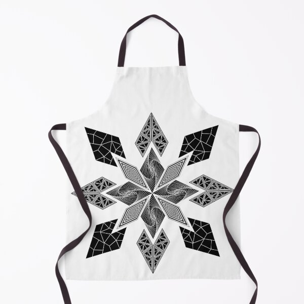 Item preview, Black and White Eight Point - Geometric designed and sold by DHTDesigns.