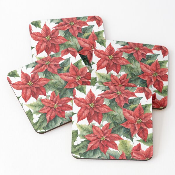 Item preview, Christmas Poinsettia Pattern - Edition 6 designed and sold by CharlieDesings.