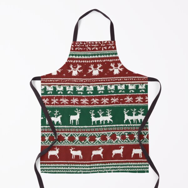 Item preview, Christmas: Ugly Sweater Pattern With Reindeer and Snowflakes  designed and sold by TaraTs.
