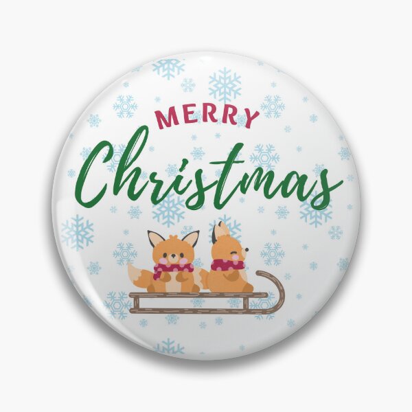 Item preview, Merry Christmas Foxes on Sled Design designed and sold by CarefulCreation.