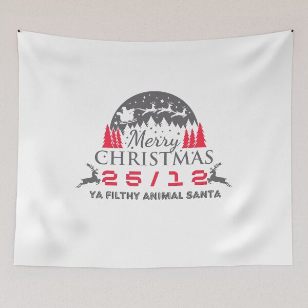 Item preview, Merry christmas ya filthy animal santa designed and sold by myshop102.