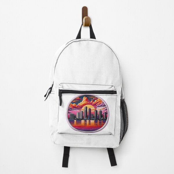 Item preview, Miami Skyline Sunset Patch designed and sold by kylmllr101684.