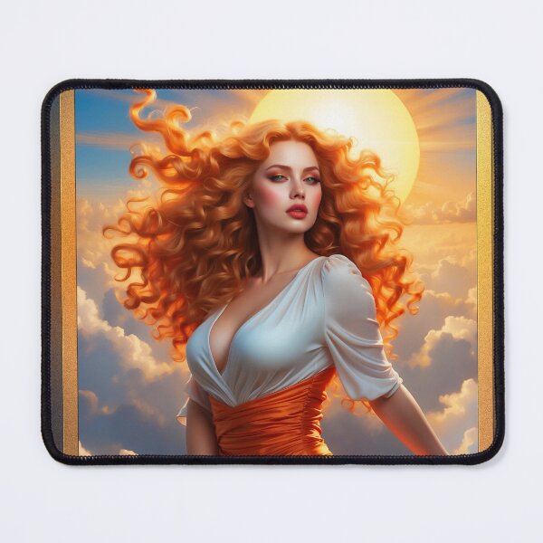 Item preview, Sky Dancing In The Dawn Light Alluring Portrait AI Concept Art by Xzendor7 designed and sold by Xzendor7 Digital Art Creations.