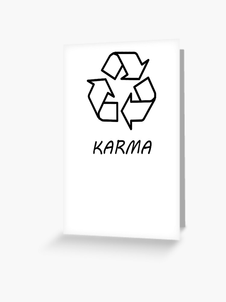 Für karma zeichen Stickmuster und