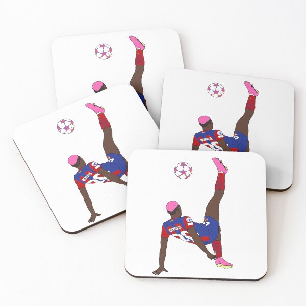 Item preview, Oshoala's overhead kick designed and sold by Laura Piedrafita.