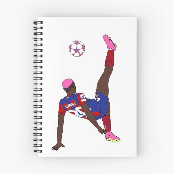 Item preview, Oshoala's overhead kick designed and sold by Laura Piedrafita.