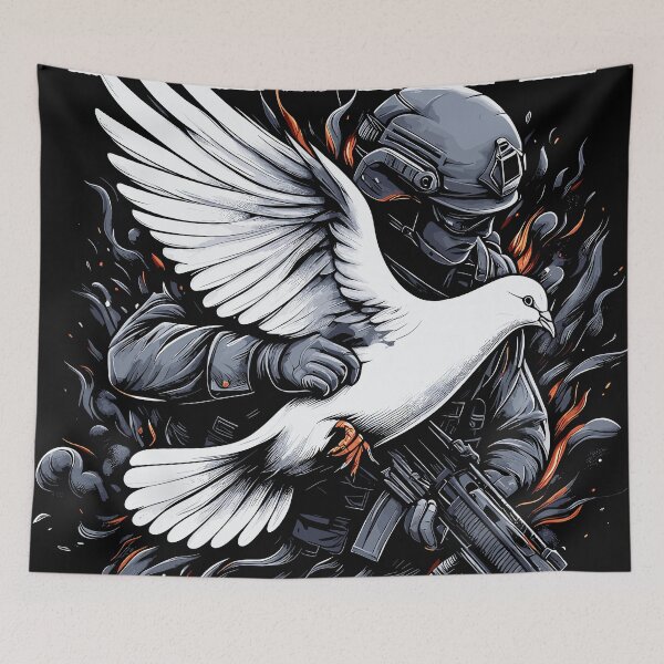 Item preview, Embrace Harmony: Stop War, Start Making Peace - Unique Design for a Better World designed and sold by cafegrafis.