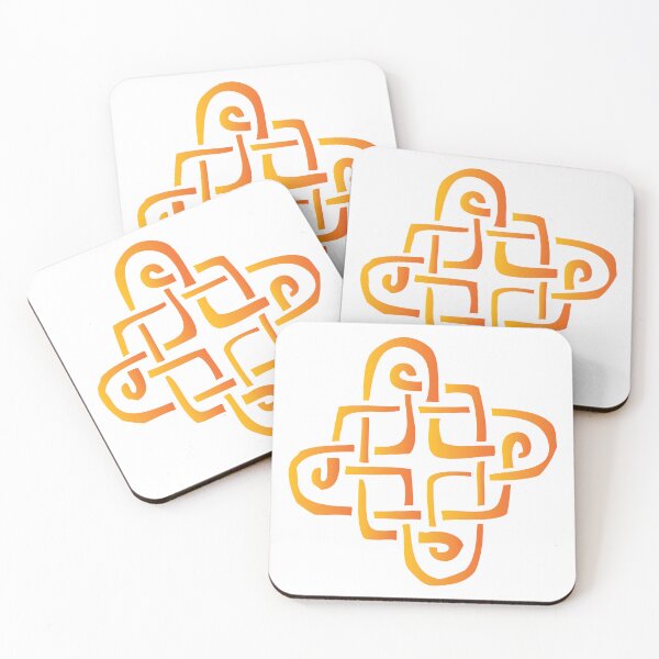 Artikelvorschau, Brigid's knot inorange entworfen und verkauft von mariahmcmo.
