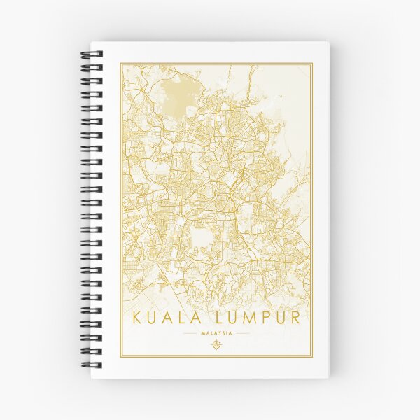 Item preview, Kuala Lumpur Map V.2 designed and sold by feether-store.
