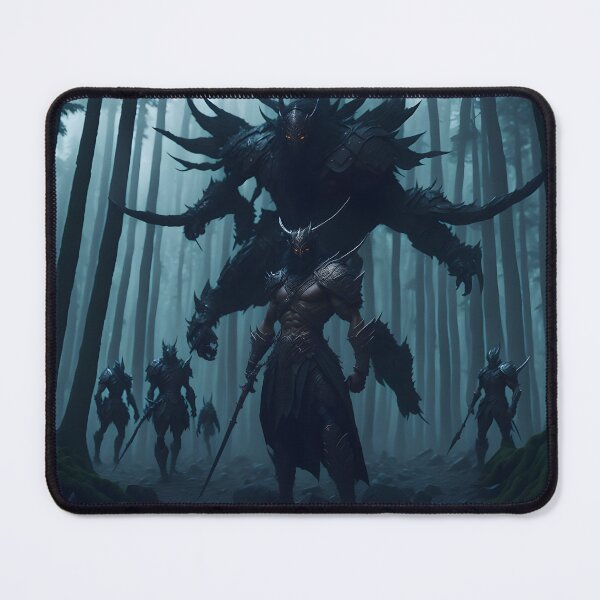 Item preview, Warrior in a Mythical Forest designed and sold by ShePrompts.