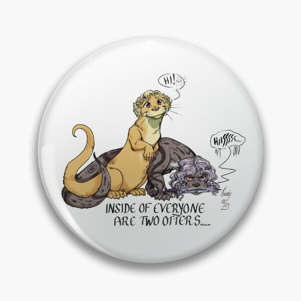 Item preview, Inside of Everyone are Two Otters - Pirateotter Edition designed and sold by SaraLutra.