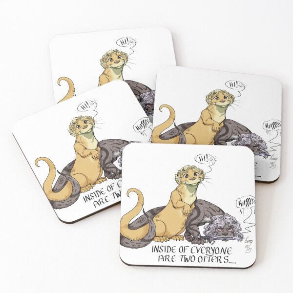 Item preview, Inside of Everyone are Two Otters - Pirateotter Edition designed and sold by SaraLutra.