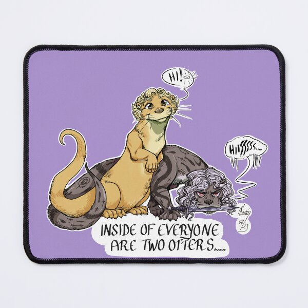 Item preview, Inside of Everyone are Two Otters - Pirateotter Edition designed and sold by SaraLutra.