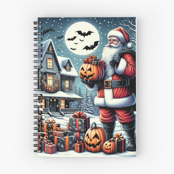 Item preview, Yuletide Fright: A Spooky Santa's Halloween Christmas designed and sold by WitchsHatStudio.
