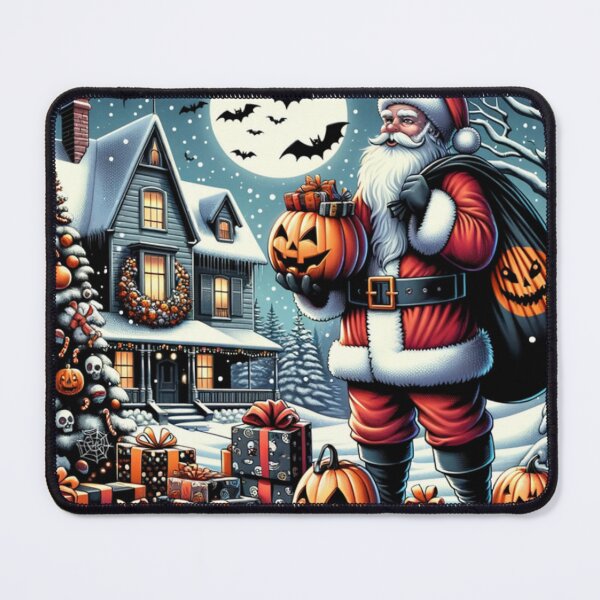 Item preview, Yuletide Fright: A Spooky Santa's Halloween Christmas designed and sold by WitchsHatStudio.