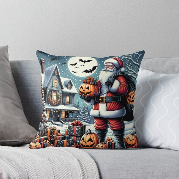 Item preview, Yuletide Fright: A Spooky Santa's Halloween Christmas designed and sold by WitchsHatStudio.