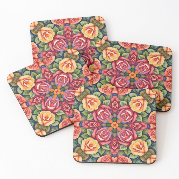 Item preview, Watercolor Style Floral Rose Seamless Pattern  designed and sold by Petalandfur.