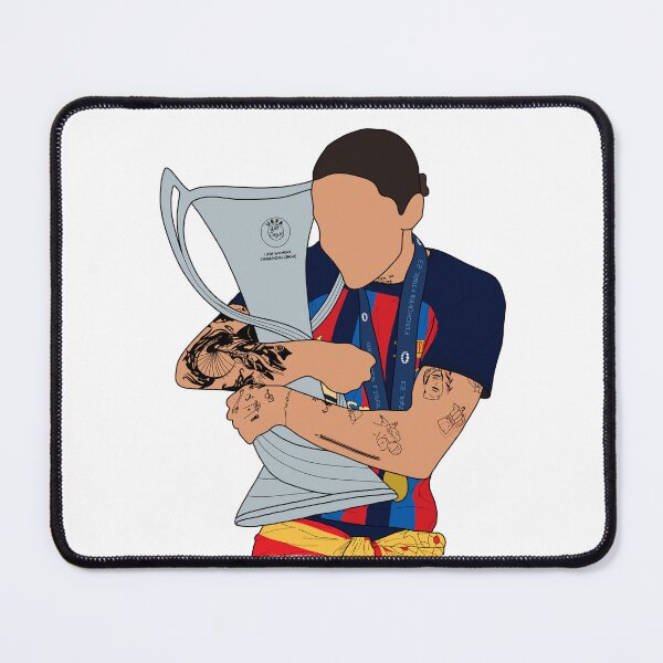 Item preview, Mapi León hugging UWCL trophy designed and sold by Laura Piedrafita.