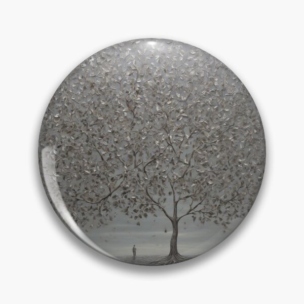 Item preview, Tree-filled on Sparkling Gray designed and sold by Sadia  Jannat.