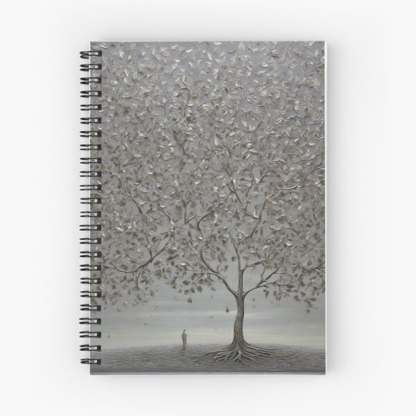 Item preview, Tree-filled on Sparkling Gray designed and sold by Sadia  Jannat.