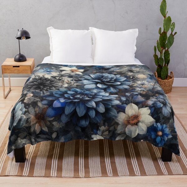 Item preview, Blue Flowers III designed and sold by tipitoes.