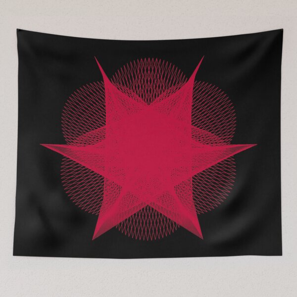 Item preview, CirclesOnCircle-2B [11116622-RED-BB] designed and sold by LottMultimedia.
