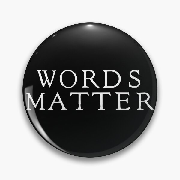 Item preview, Words Matter - plain and simple designed and sold by Grepthor.