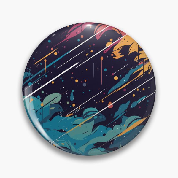 Item preview, Abstract Rainy Day - Circular Artistry of Colorful Raindrops designed and sold by ArtfulWeave.