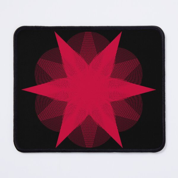 Item preview, CirclesOnCircle-2B [11116611-RED-BB] designed and sold by LottMultimedia.