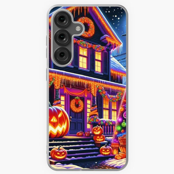 Item preview, Glowing Merriment: A Festive Fusion of Halloween Glow and Christmas Glow designed and sold by WitchsHatStudio.