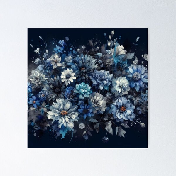 Item preview, Midnight flowers III designed and sold by tipitoes.