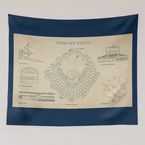 Item preview, Wrigley Field (Parchment) designed and sold by BGALAXY.