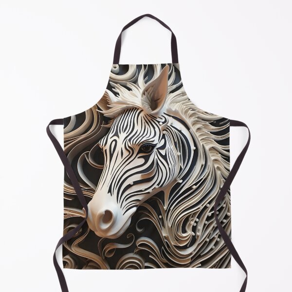 Item preview, intricate swirling realistic zebra pattern designed and sold by dcrc.