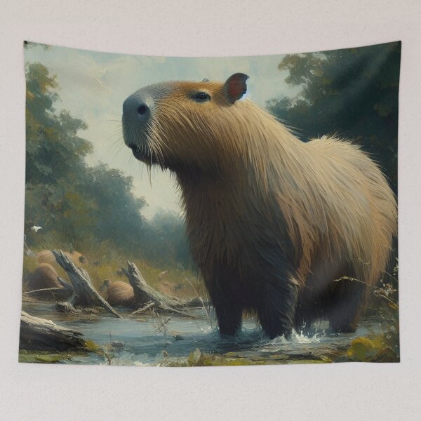 Item preview, Capybara Art #19 | Capybara Lovers designed and sold by ksgraphics222.