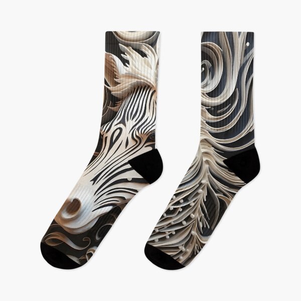 Item preview, intricate swirling realistic zebra pattern  designed and sold by dcrc.
