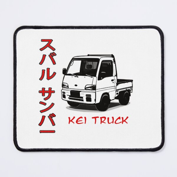 Item preview, Kei Van Subaru Sambar, Tiny Japanese Truck Outline designed and sold by mmmkei.