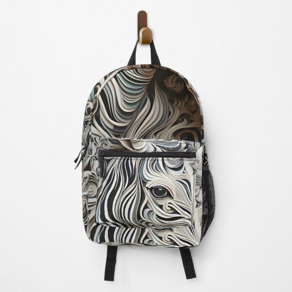 Item preview, intricate swirling realistic zebra pattern  designed and sold by dcrc.