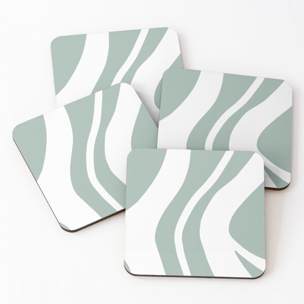 Item preview, Green and White swirl designed and sold by BecaArt.
