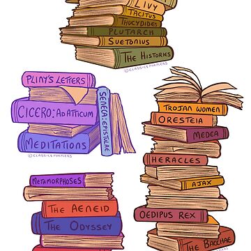 Artwork thumbnail, Ancient Books by ClassicsForPlebs